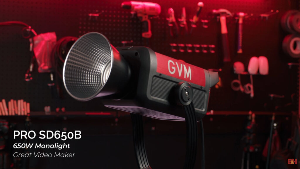 GVM-PRO-SD650B: An excellent Monolight LED Light 1 图片1 2