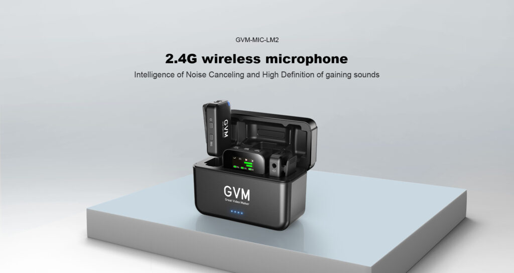 Explore the new boundaries of sound: the GVM 2.4 G wireless microphone 1 图片1 4