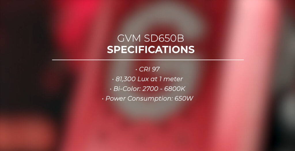 GVM-PRO-SD650B: An excellent Monolight LED Light 3 图片3 1 1