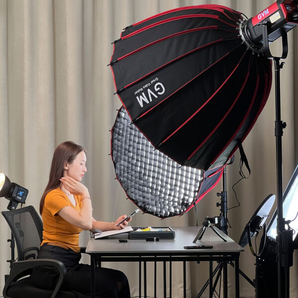 GVM PRO-SD200B 200W And PRO-SD300B 300W Bi-Color Monolight With Softbox 3 kits - Image 16