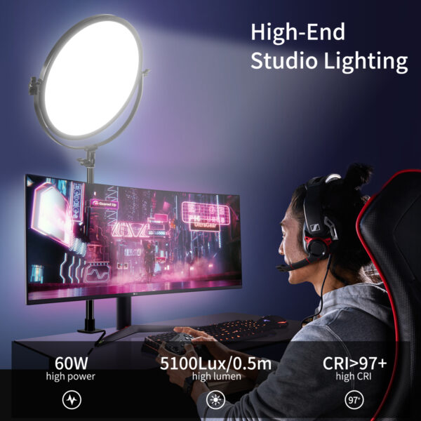 GVM Y60D256 Soft Light Bi-color And P80S-II Daylight With Softbox Kits - 图片 2
