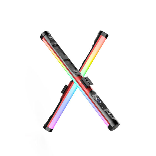 GVM BD25R Bi-Color RGB LED Light Wand 2-Light Kit (24")
