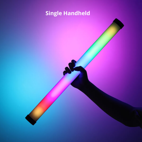 GVM BD25R Bi-Color RGB LED Light Wand 2-Light Kit (24") - 图片 3