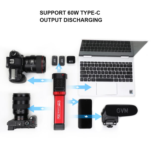 GVM-PD60B Built-in battery model (60W dual color temperature) 3-light set - 图片 14