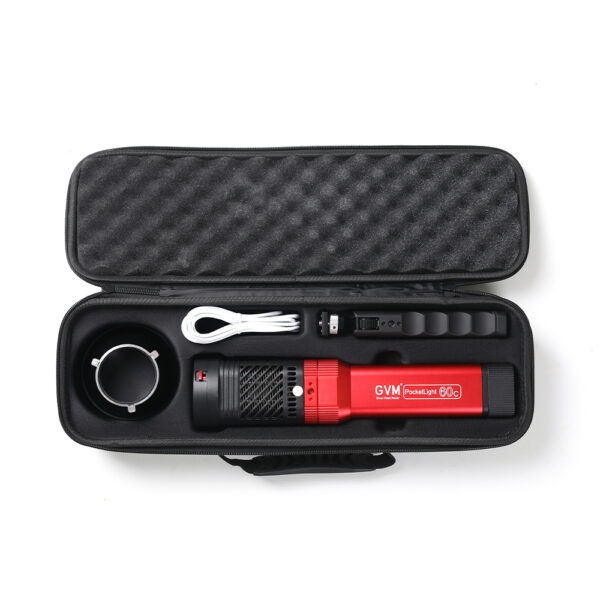 GVM-PD60C Built-in Battery Model 60W Flashlight (RGB) - 图片 16