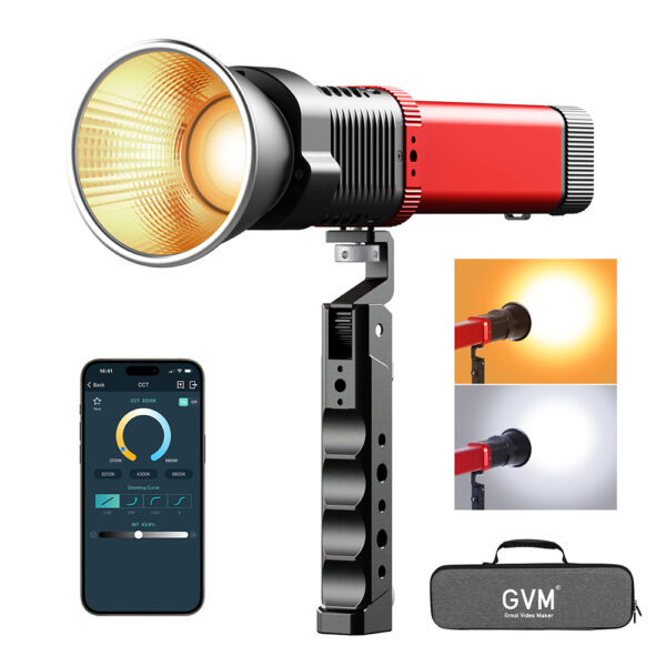 GVM-PD60B Built-in battery model (60W dual color temperature) 3-light set - 图片 4