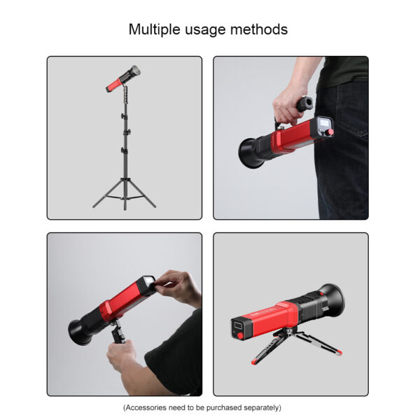 GVM-PD60C Built-in Battery Model 60W Flashlight (RGB) - 图片 6