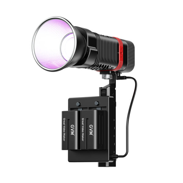GVM-PL60C External 60W RGB Flashlight - Image 2