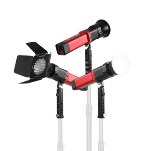 GVM-PD60B Built-in battery model (60W dual color temperature) 3-light set