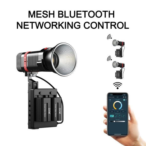 GVM-PL60B External model 60W flashlight light (dual color temperature) - Image 11