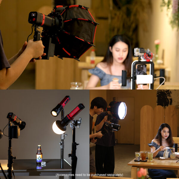 GVM-PL60B External model 60W flashlight light (dual color temperature) - Image 16