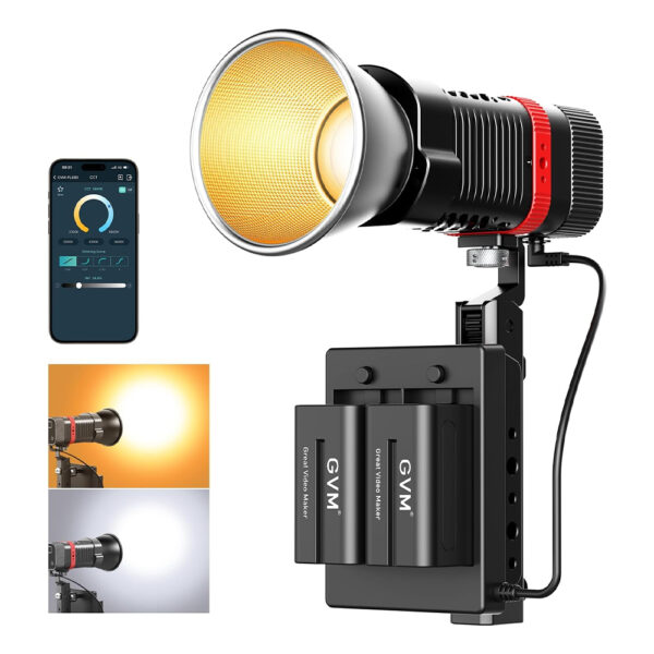 GVM-PL60B External model 60W flashlight light (dual color temperature) - Image 3