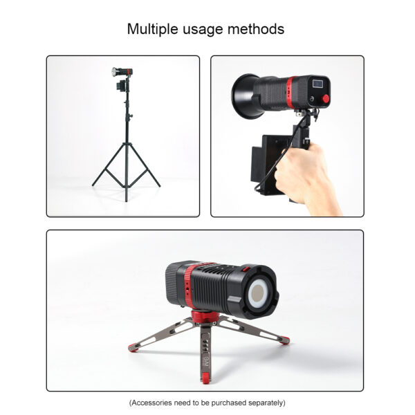 GVM-PL60C External 60W RGB Flashlight - Image 5