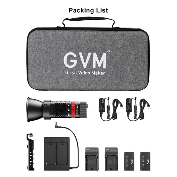 GVM-PL60C External 60W RGB Flashlight - Image 9