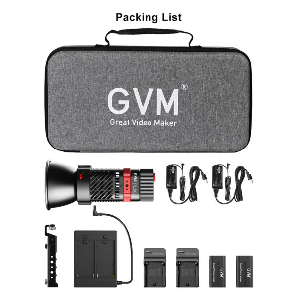 GVM-PL60B External model 60W flashlight light (dual color temperature) - Image 9