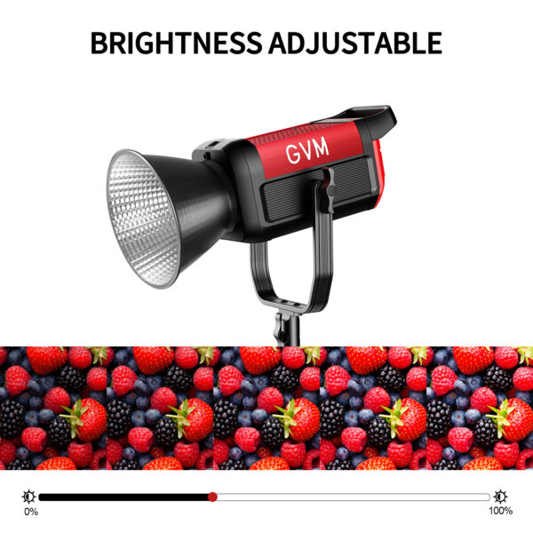 GVM PRO-SD200B 200W Bi-Color Monolight(V-mount && Mesh Bluetooth) - 图片 16
