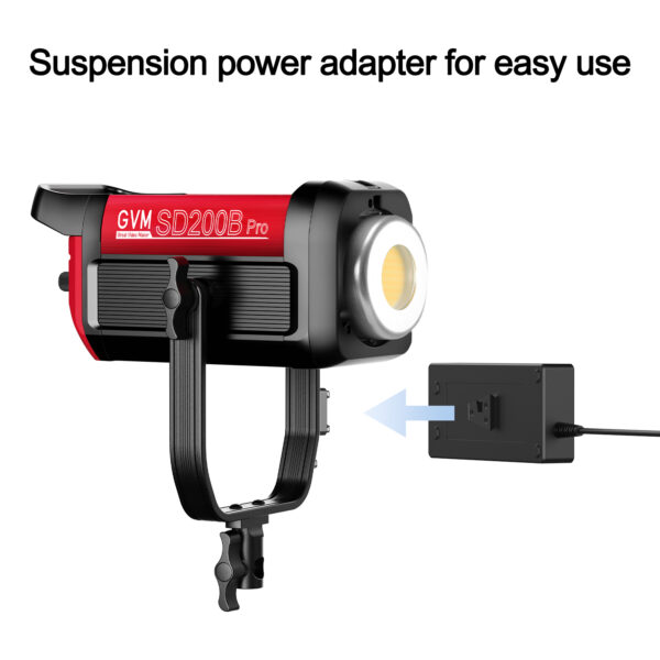 GVM PRO-SD200B 200W Bi-Color Monolight(V-mount && Mesh Bluetooth) - 图片 9