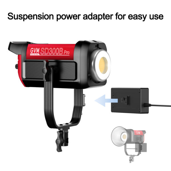 GVM PRO-SD300B 300W Bi-Color Monolight(V-mount & Mesh Bluetooth) - 图片 9