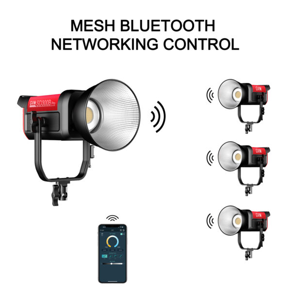 GVM PRO-SD300B 300W Bi-Color Monolight(V-mount & Mesh Bluetooth) - 图片 11