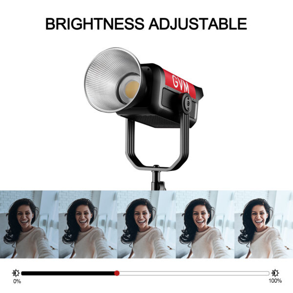 GVM PRO-SD400B 400W Bi-Color Monolight(V-mount && Mesh Bluetooth) - Image 17