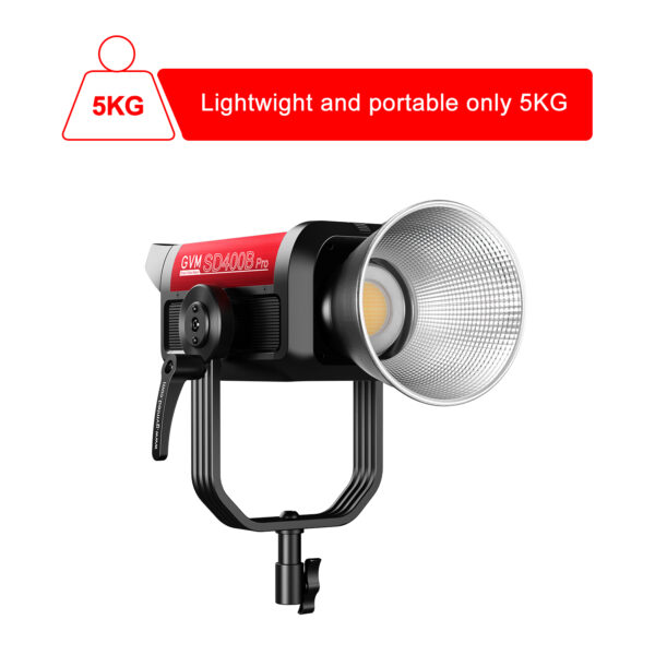 GVM PRO-SD400B 400W Bi-Color Monolight(V-mount && Mesh Bluetooth) - Image 3