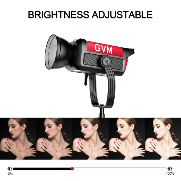 GVM PRO-SD650B 650W Bi-Color Monolight(V-mount && Mesh Bluetooth) - 图片 13