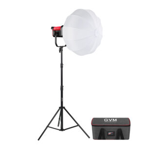 GVM PRO-SD300B 300W Bi-Color Monolight With Lantern Softbox(V-mount & Mesh Bluetooth)
