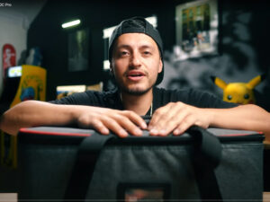 Mario portrait with RGB light