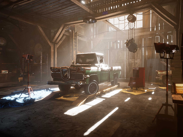 Movie Studio Lights Lighting Setup Example