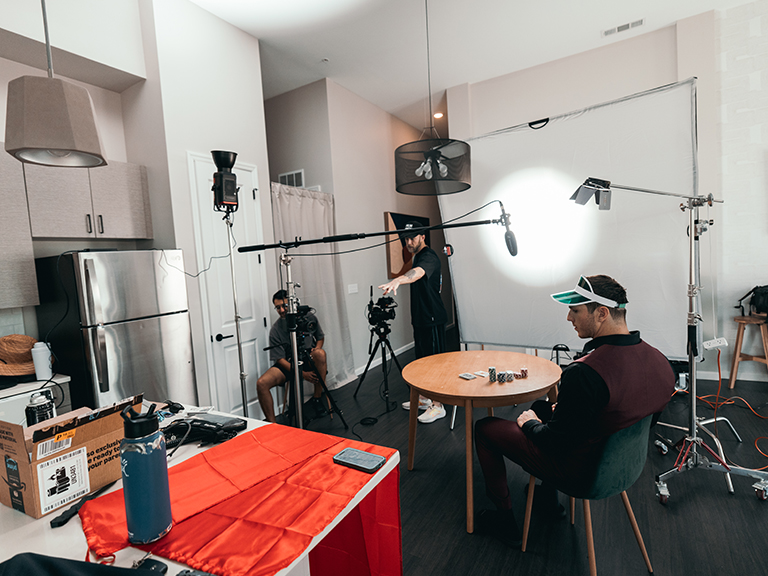 photoshoot studio lights setup