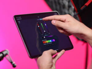 Easy app control with professional RGB light